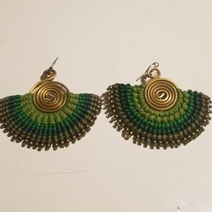 Green Gypsy Earrings